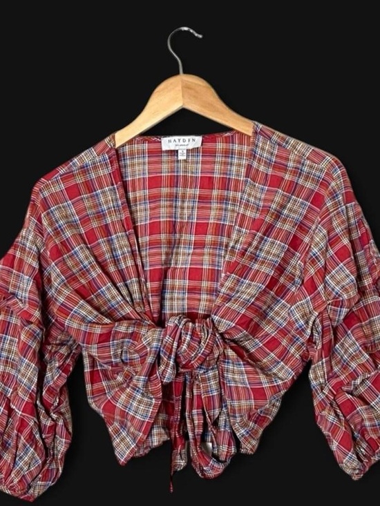 Hayden Los Angeles Tops - Hayden Los Angeles tie blouse